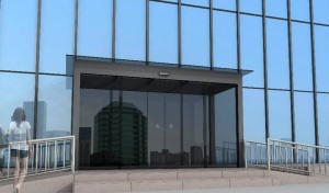 玻璃感應(yīng)門